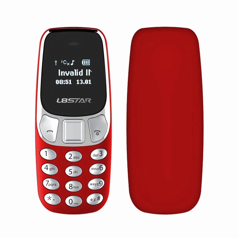 L8Star Mini Phone - comparaison de taille