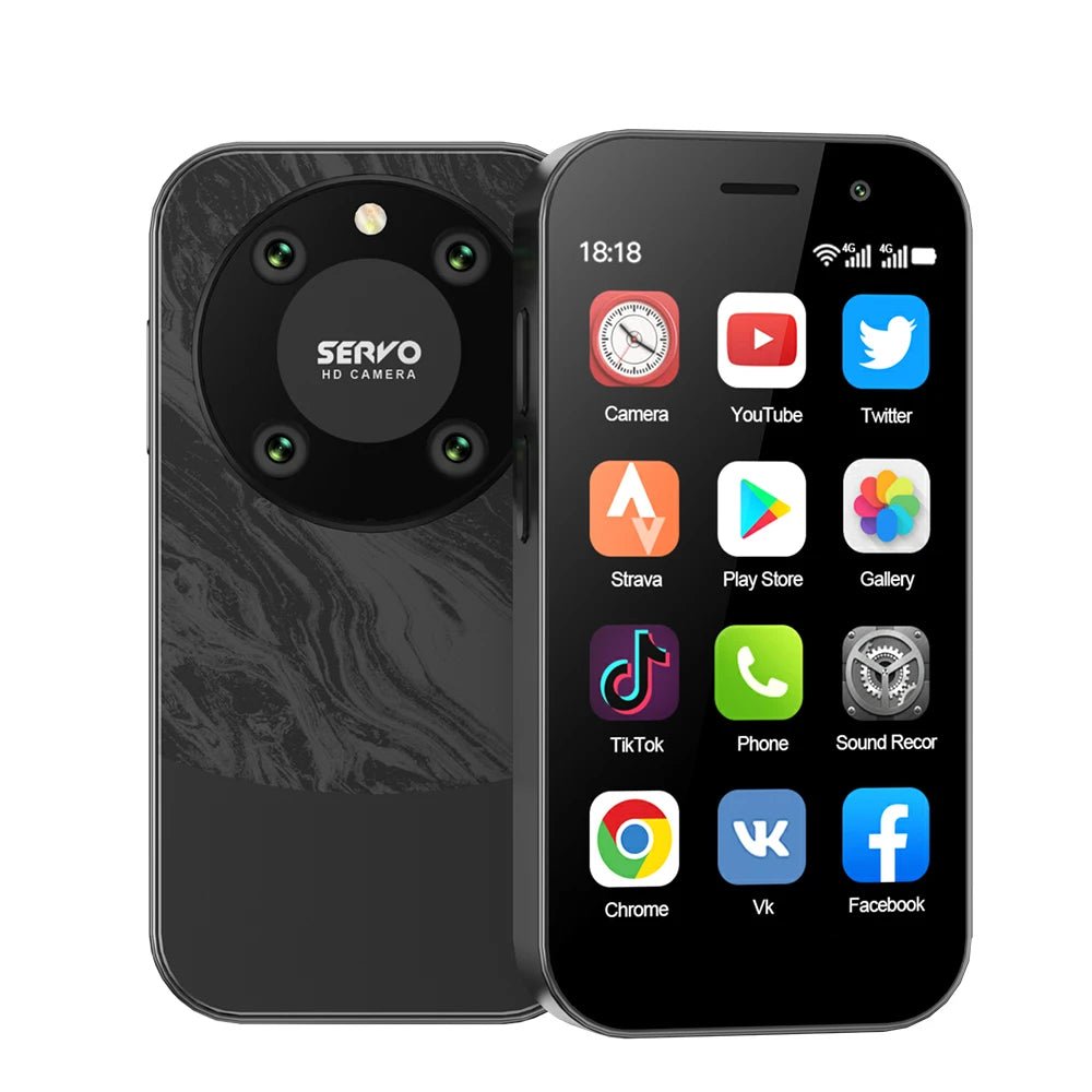 SERVO KING9000 - mini smartphone 4G Android noir